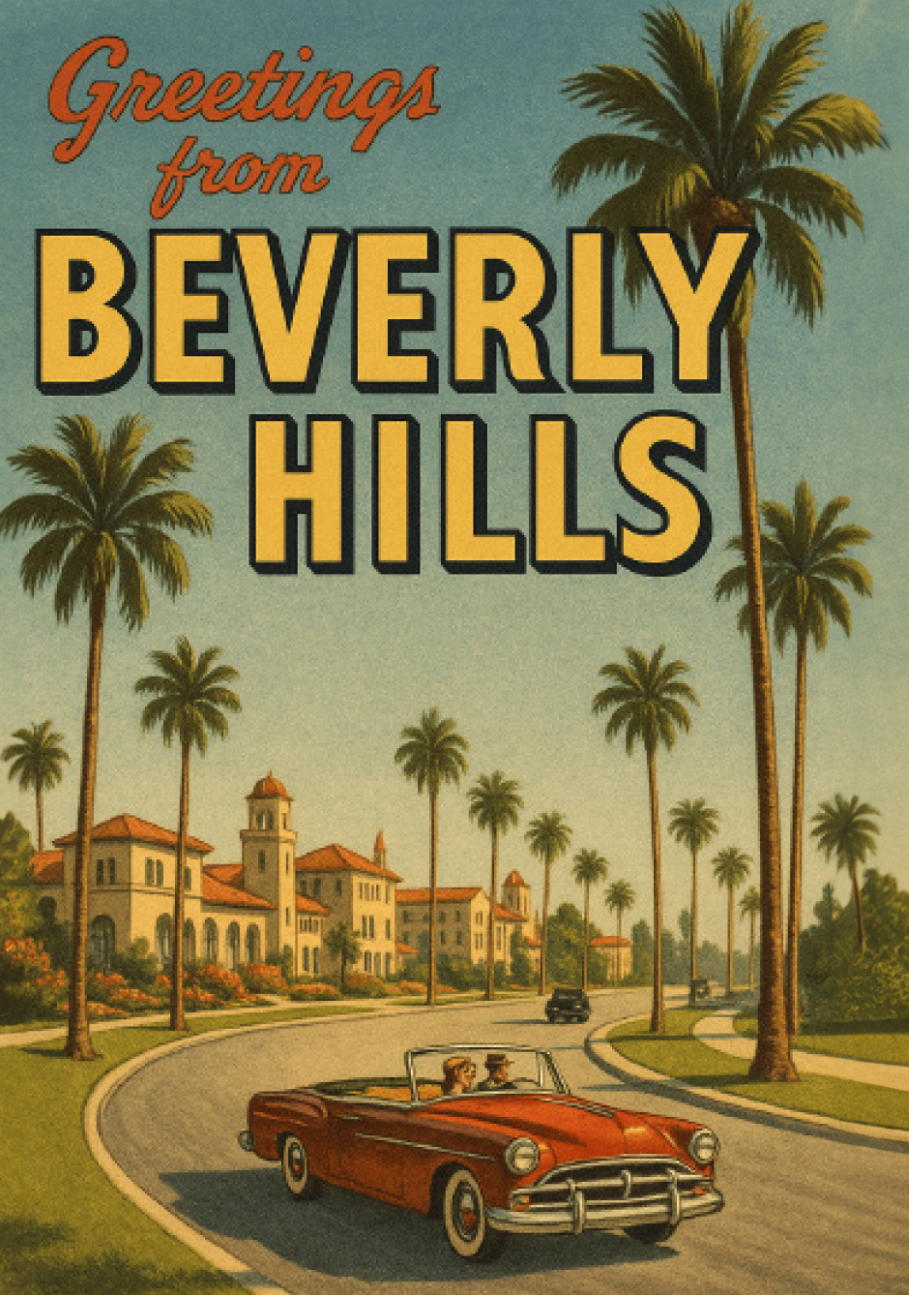 BEVERLY HILLS CLASSIC MAGNET
