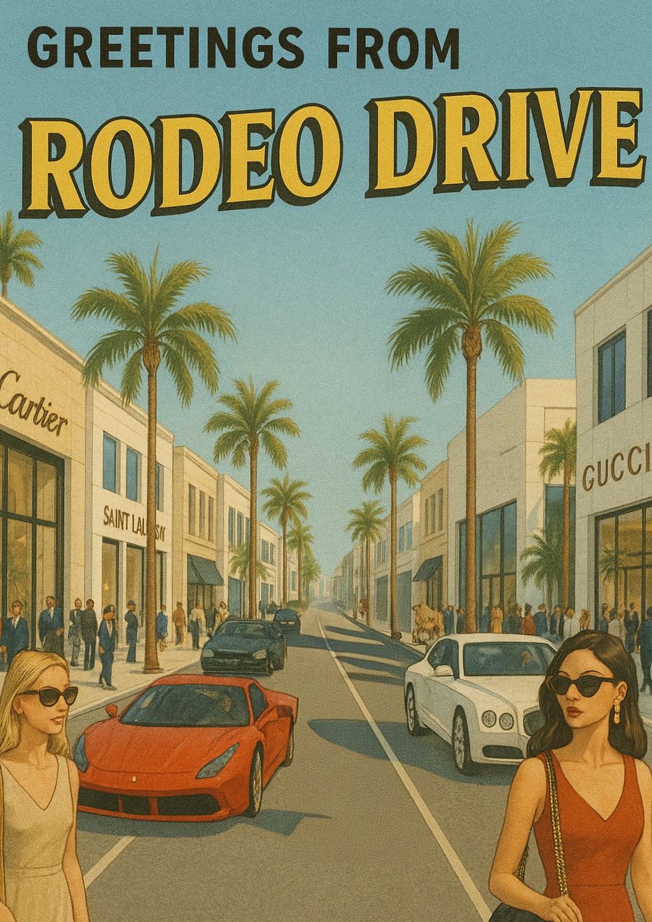 GREETINGS FROM RODEO DRIVE MAGNET
