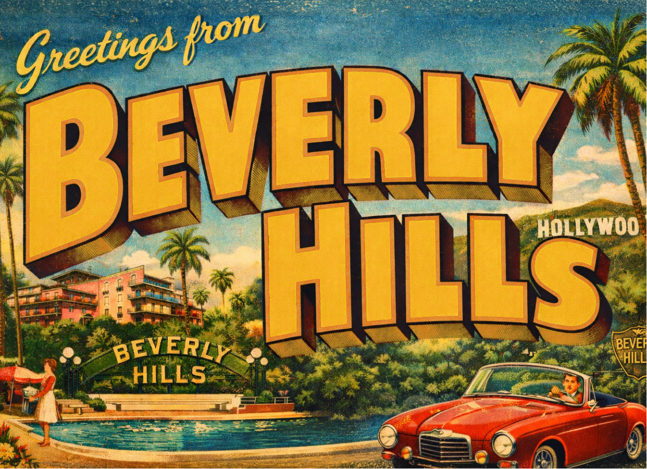 BEVERLY HILLS SCENIC MAGNET