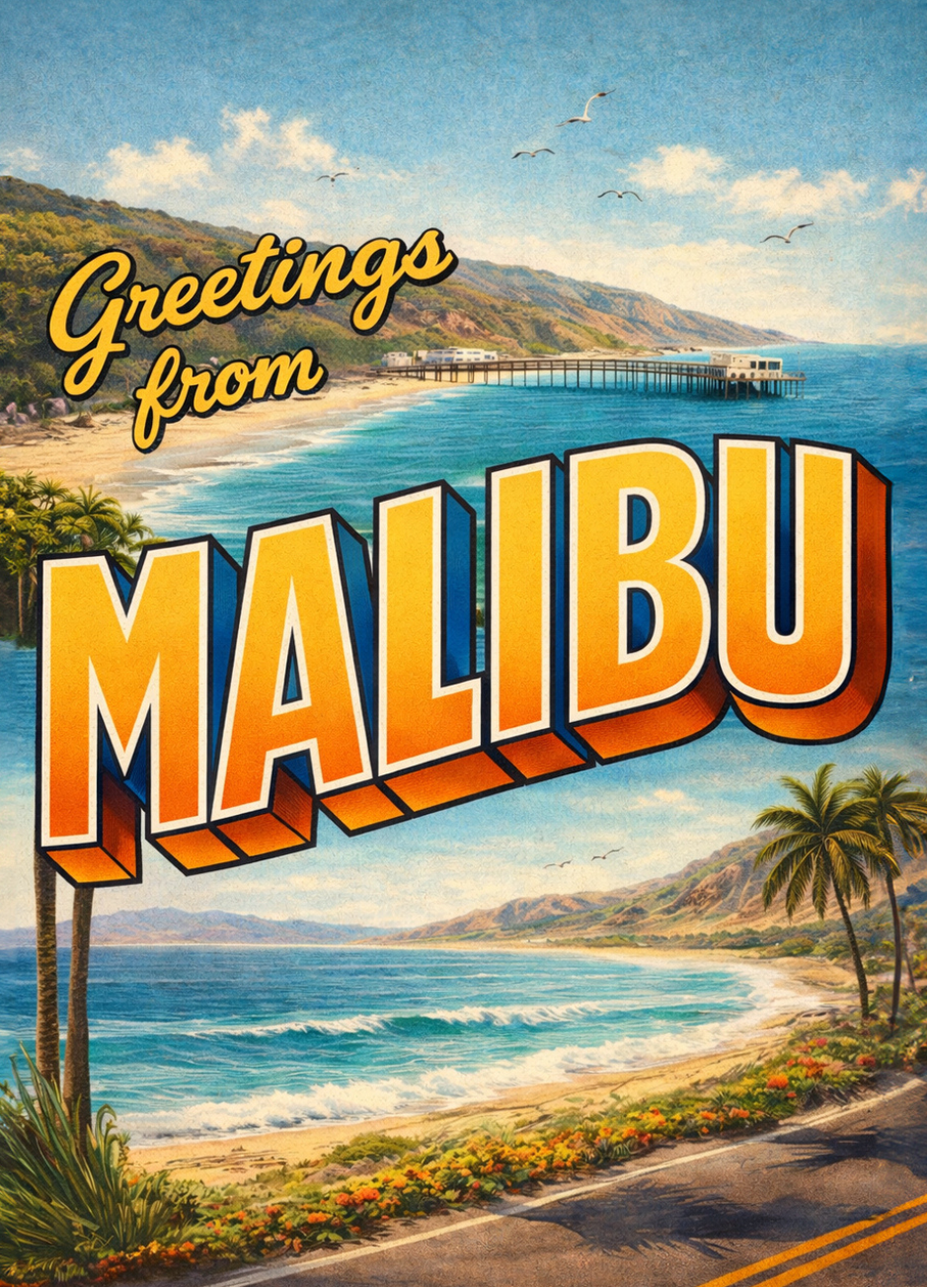 MALIBU SCENIC PCH MAGNET
