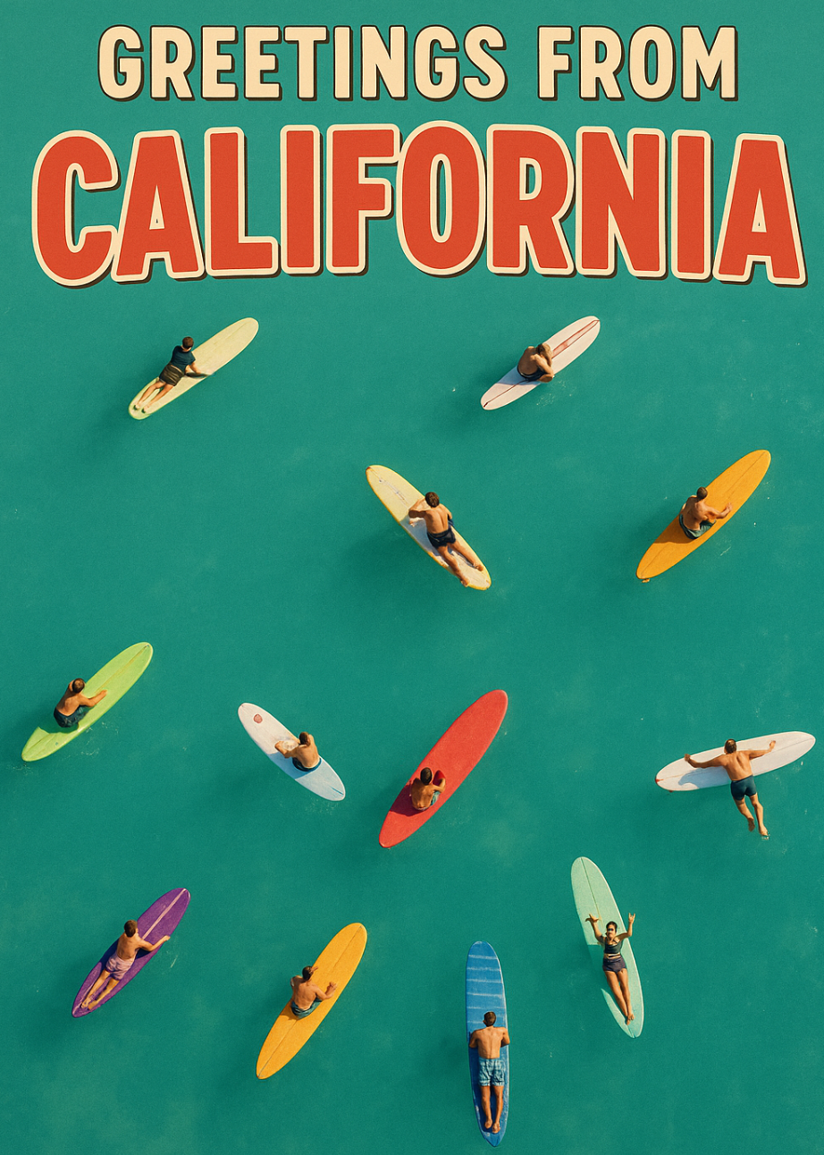 GREETINGS FROM CALIFORNIA MAGNET