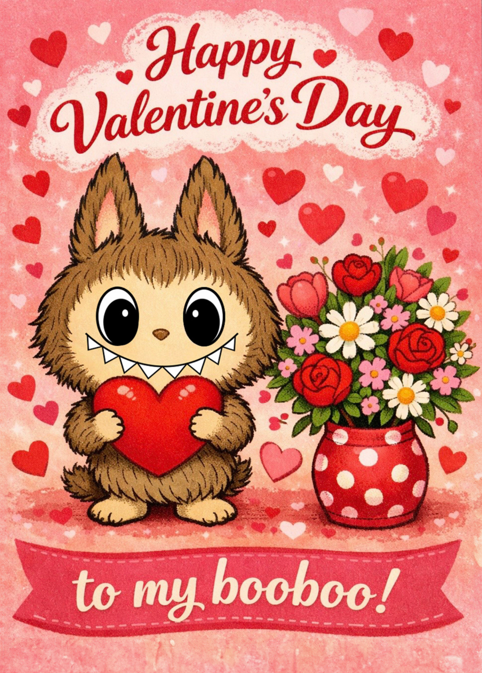 VALENTINES BOOBOO CARD