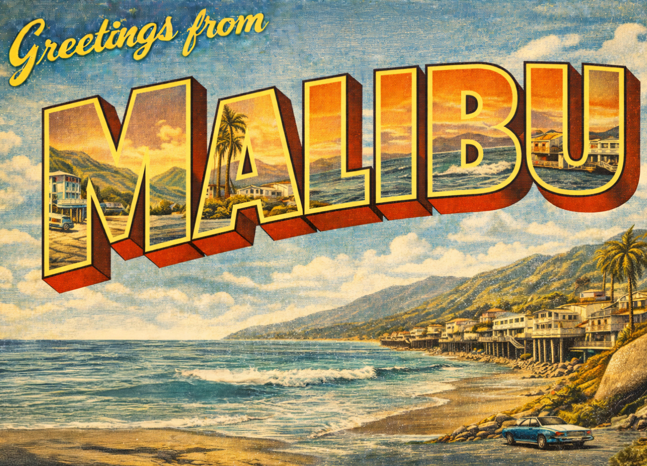 MALIBU SCENIC MAGNET