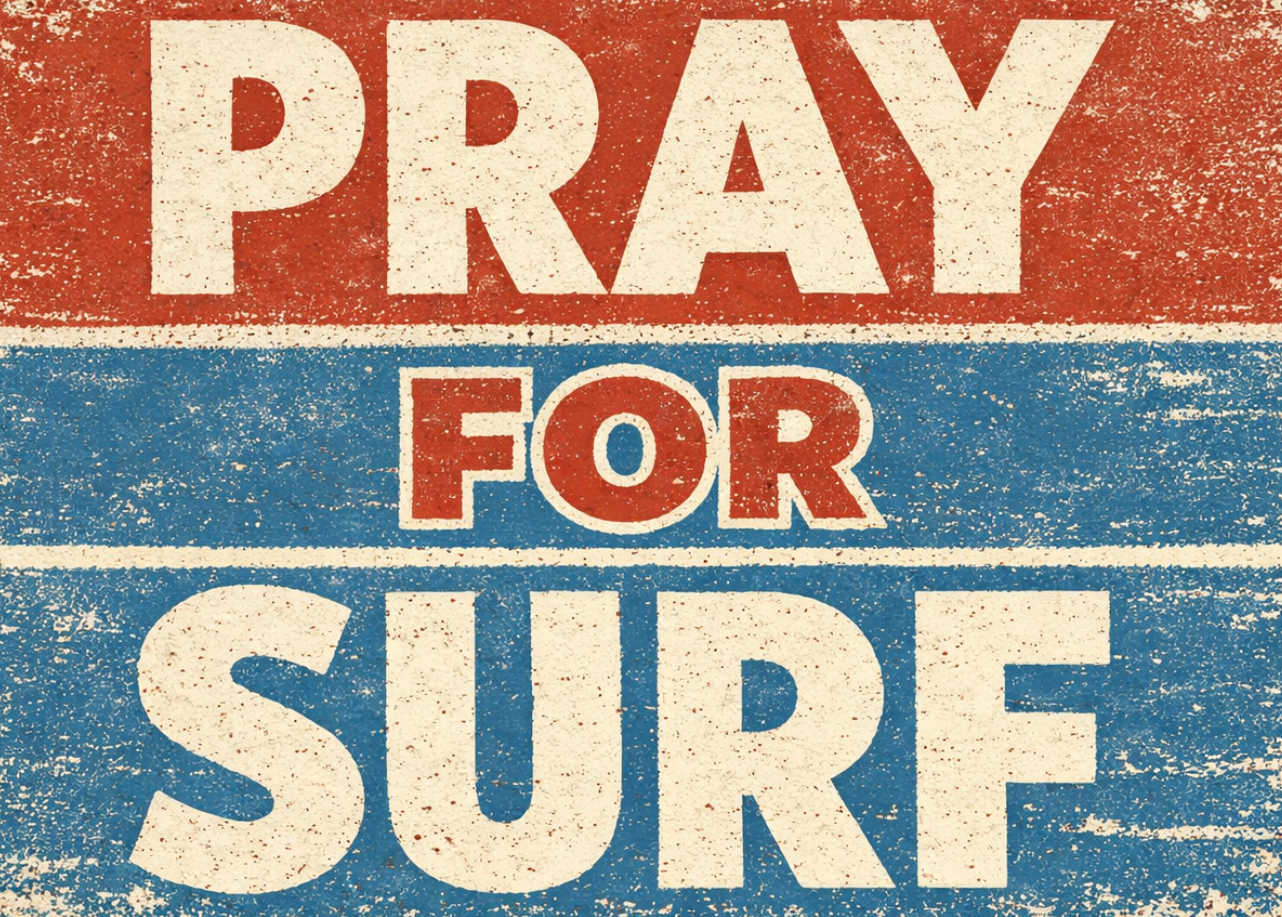 PRAY FOR SURF MAGNET